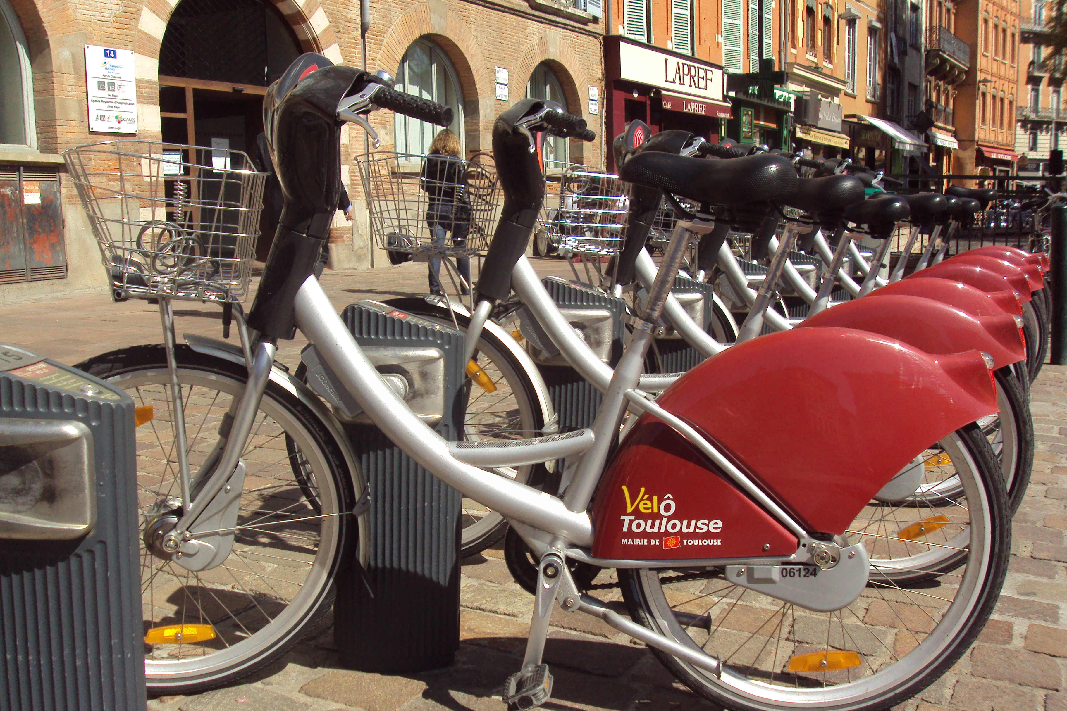 public bicycles in Toulouse