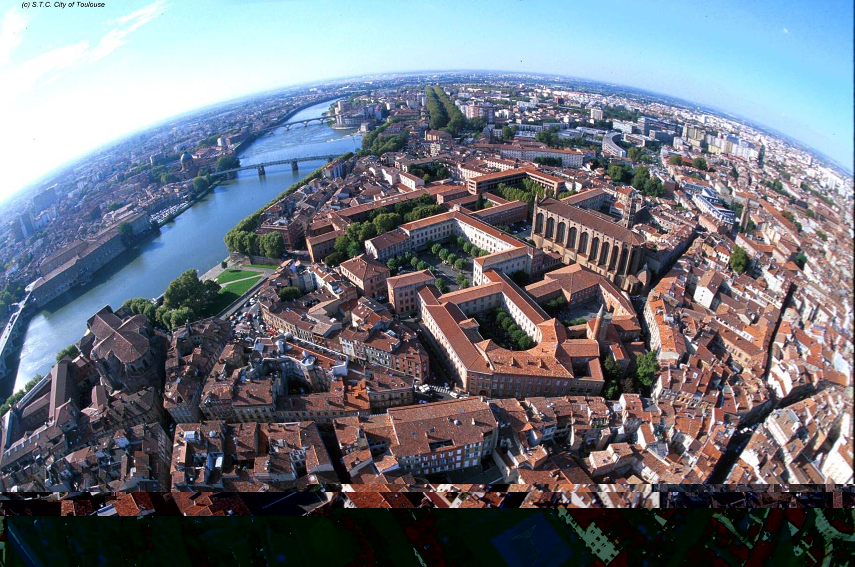 Toulouse from the sky
