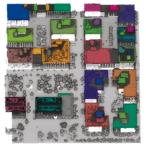 Seed point set-based building roof extraction from airborne LiDAR point clouds using a top-down strategy